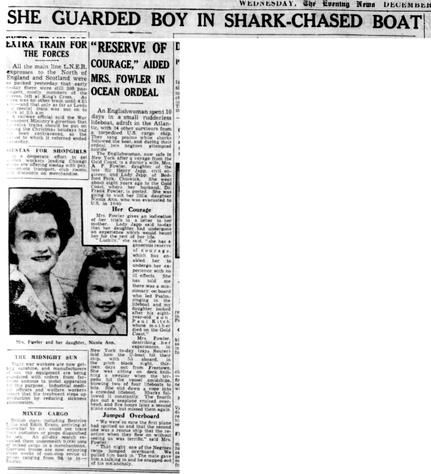 The Evening News, London, 30 December 1942, page 3